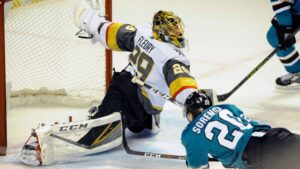 Drömmål av Sörensen när Sharks nollade Golden Knights