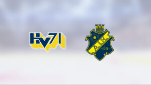 HV 71 vann med 3-2 hemma mot AIK