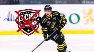 Filip Bratt bryter med Utica Comets