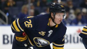 Rasmus Dahlin målskytt i genrepet – hjälpte Buffalo till seger