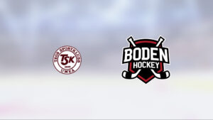 Bodens HF ny serieledare efter 4-3 mot Teg