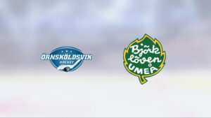 Björklöven vann med 4-3 borta mot Ö-vik Hockey J18