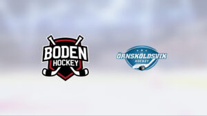 Ö-vik Hockey J18 slog IF Boden i måljämn match i Björknäshallen