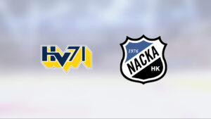 Seger för HV 71 på hemmaplan mot Nacka