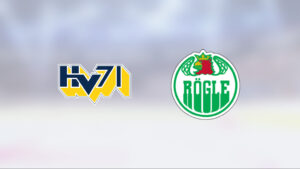 HV 71 vann med 4-3 hemma mot Rögle