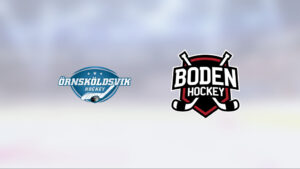 Ö-vik Hockey J18 segrare hemma mot IF Boden