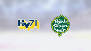 Björklöven vann – reducerar matchserien mot HV 71