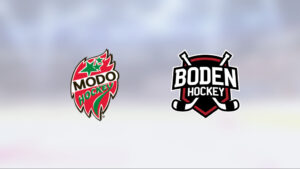 Modo Hockey J18 slog Boden på hemmaplan