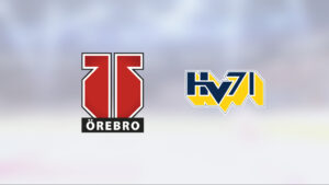 HV 71 besegrade Örebro Hockey J18 efter Eric Nordmarks dubbel