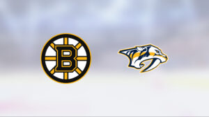 Boston avgjorde i sista perioden och vann mot Nashville