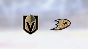 Seger för Vegas med 4-1 mot Anaheim Ducks