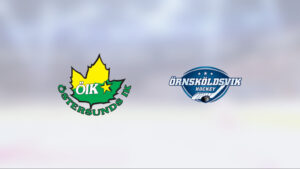 Ö-vik Hockey J20 vann toppmötet mot Östersund med 4-3