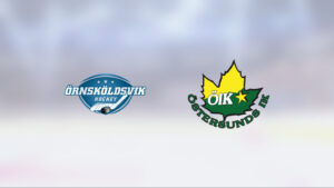 Ville Westin het när Östersund besegrade Ö-vik Hockey J18