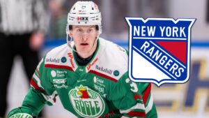 Adam Edström kallas upp av New York Rangers