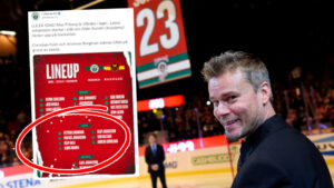 Albin Sundin SHL-debuterar med Frölunda