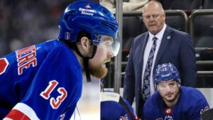 Alexis Lafrenière petas av New York Rangers