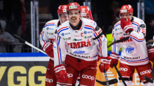 Anton Lander i målform när Timrå vann mot Luleå