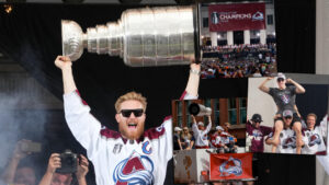 Gabriel Landeskog och Colorado firar – framför 500 000 fans