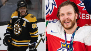 David Pastrnak diskuterar nytt kontrakt med Boston Bruins