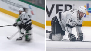 Drew Doughty utgick skadad efter knätackling