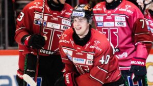 Elias Ekström i målform när Örebro Hockey vann mot Frölunda