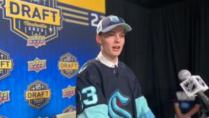 Oscar Fisker Mølgaard till Seattle Kraken i NHL-draften