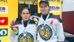 Duo från barnsben – nu är Kandell och Henriksson TV-puckshjältar