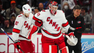 Oro i Carolina Hurricanes efter Frederik Andersens skada