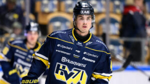 Hugo Fransson lånas ut från HV71 till Nybro Vikings