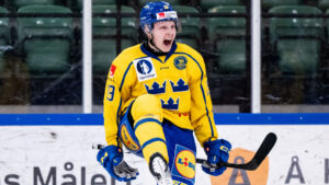 Juniorkronorna vann mot Slovakien – Hugo Pettersson avgjorde med 31 sekunder kvar