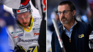 Tommi Huhtala utgick skadad för HV71