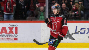 Emil Larsson het när Örebro Hockey besegrade HV 71