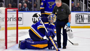 Jordan Binnington missar resten av kvartsfinalserien