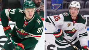 Kirill Kaprizov och Jonas Brodin skadade: ”Ser inte bra ut”