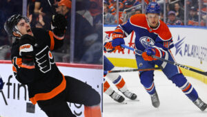 Uppgifter: Oilers jagar Travis Konecny – då kan Philip Broberg offras