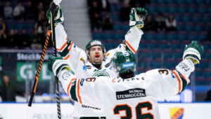 Patrick Bajkov gjorde två mål när Kristianstad vann mot Vita Hästen