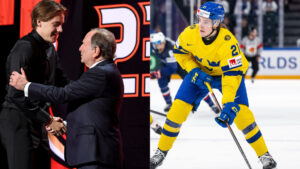 TV: Leo Carlsson draftas – häng med bakom kulisserna