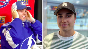 Lucas Edmonds skriver sitt första NHL-kontrakt