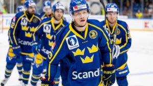 Pär Lindholm avgjorde – Tre Kronor vann VM-genrepet