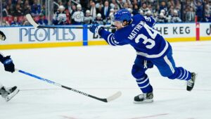 Nylander i form när Auston Matthews nådde 50 mål