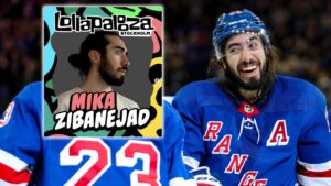 Mika Zibanejad uppträder på Lollapalooza