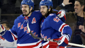 Mika Zibanejad nådde 500 poäng i NHL