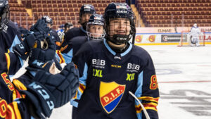 Nicole Hall fixade segern för Djurgården i matchen mot Brynäs