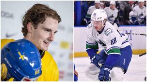 Nils Åman skickas ned till AHL av Vancouver Canucks