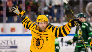 Oscar Möller gjorde två mål när Skellefteå vann mot Färjestad