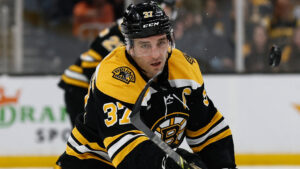 Bakslag för Boston i slutspelet – Patrice Bergeron skadad