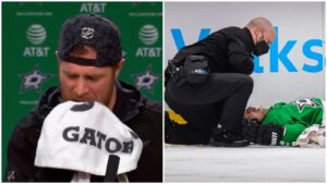 Joe Pavelski bröt ihop efter frågan om Tanner Kero