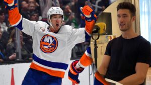 Pierre Engvall om långa kontraktet med New York Islanders