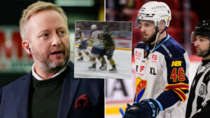 Fredrik Söderström sågar Albin Grewe efter matchstraffet i Stockholmsderbyt