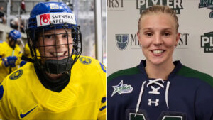 Thea Johansson med ett hattrick för Mercyhurst University